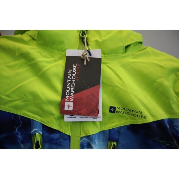Mountain Warehouse Kids' Sz 11-12y Blue Storm II Printed Extreme Ski Jacket $95 - Picture 5 of 16